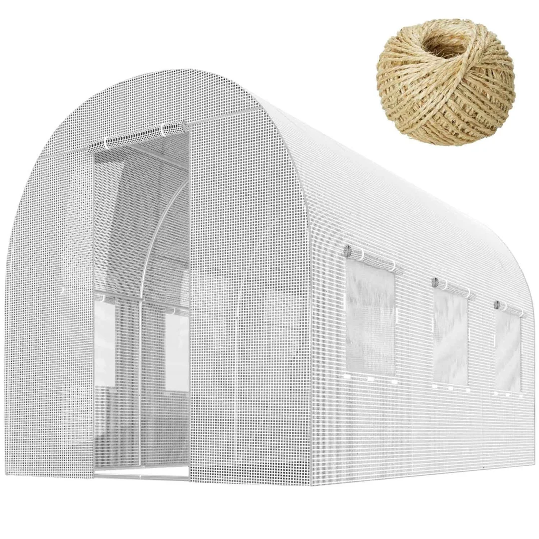 Folija za vrtni tunel 2x3,5m (7m2) bijela Plonos_5