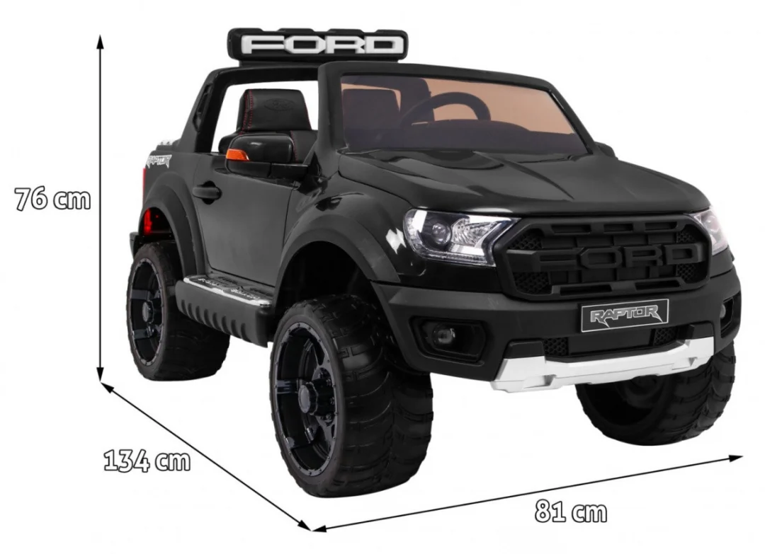 Ford Ranger Raptor crno vozilo_2