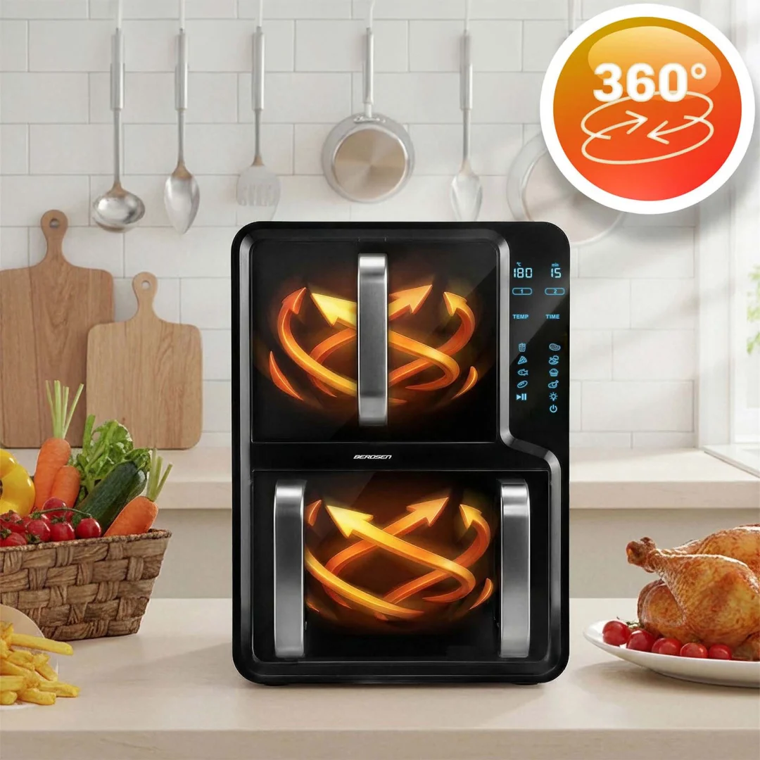 Friteza na vrući zrak 12 l dvostruka komora Berdsen BD-664 2800 W_10