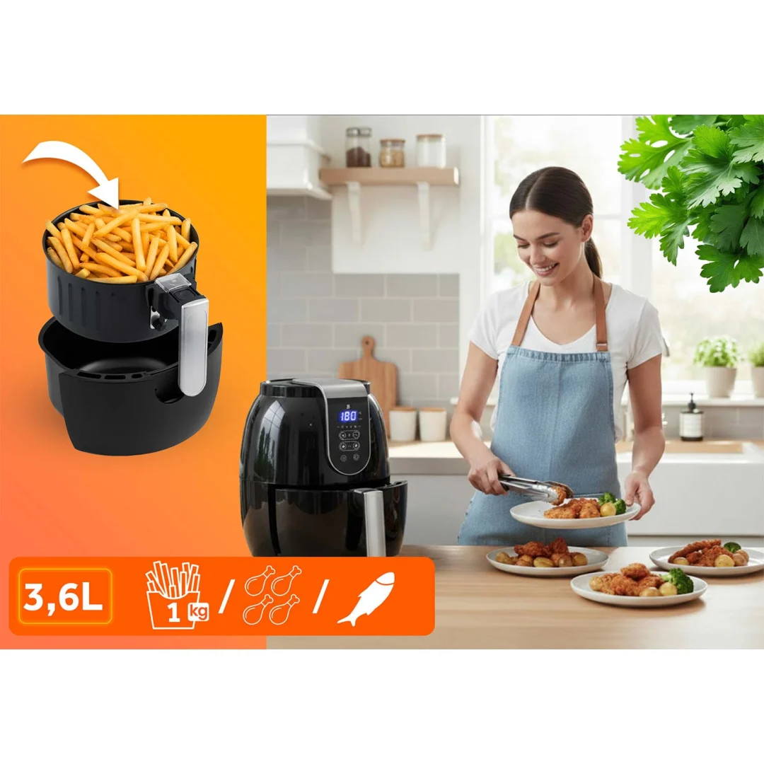 Friteza na vrući zrak 3,6 l Berdsen BD-651_5