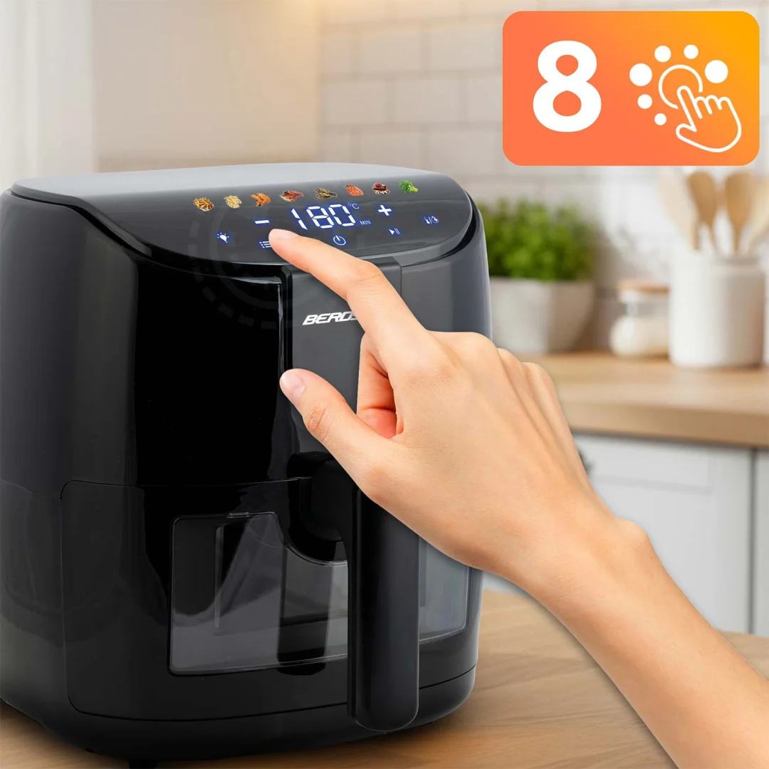 Friteza na vrući zrak 4 l Berdsen BD-658 1500 W crni_6