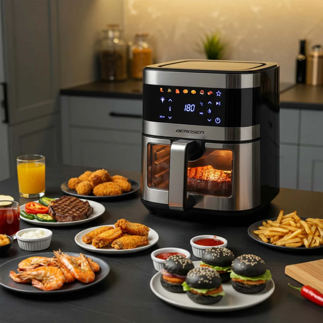 Friteza na vrući zrak 9,1 l Berdsen BD-656 1700 W srebrni_13