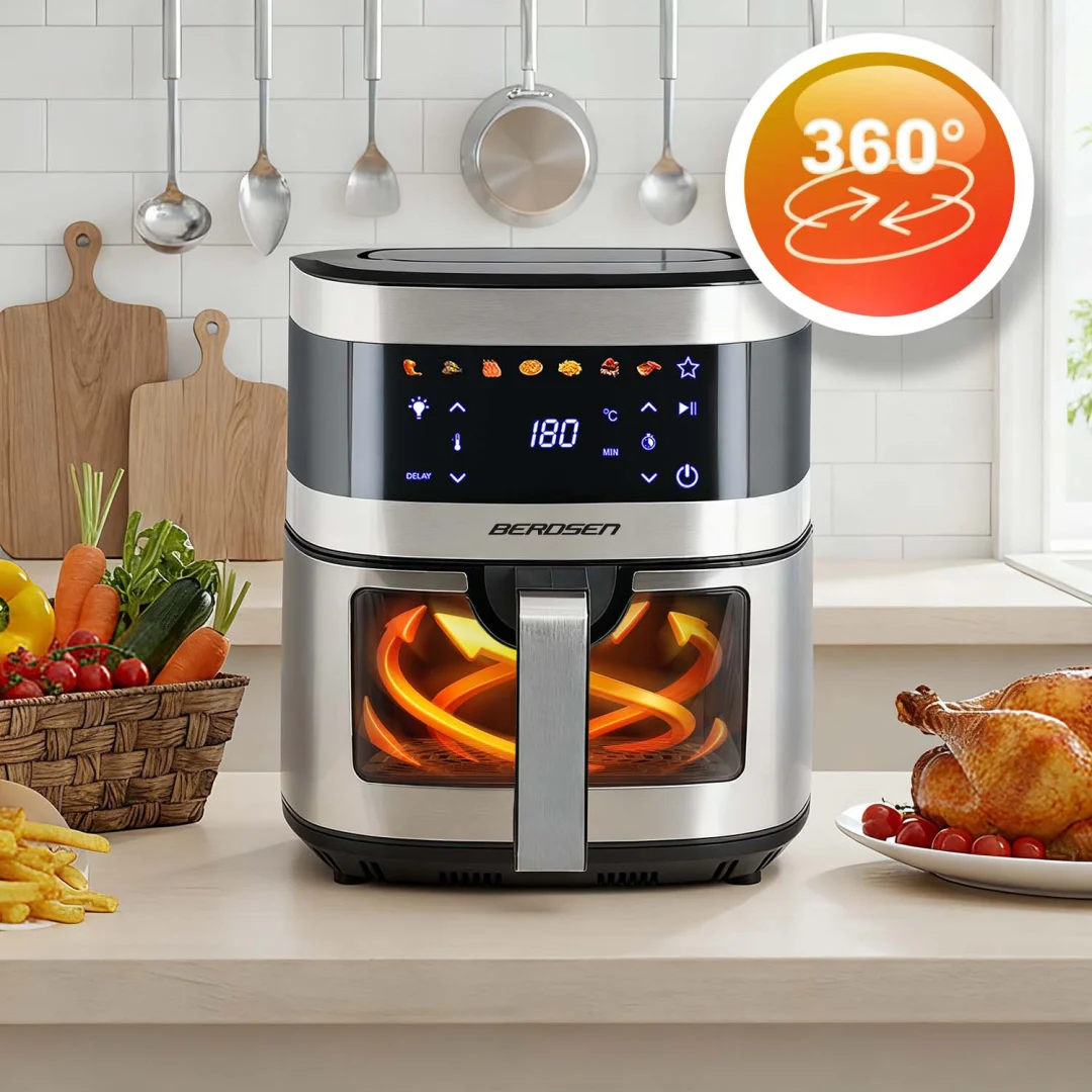 Friteza na vrući zrak 9,1 l Berdsen BD-656 1700 W srebrni_15