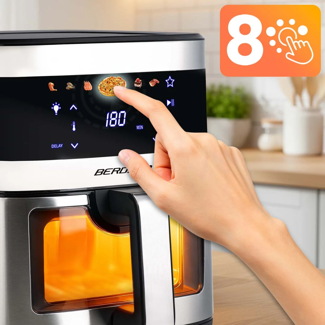 Friteza na vrući zrak 9,1 l Berdsen BD-656 1700 W srebrni_5