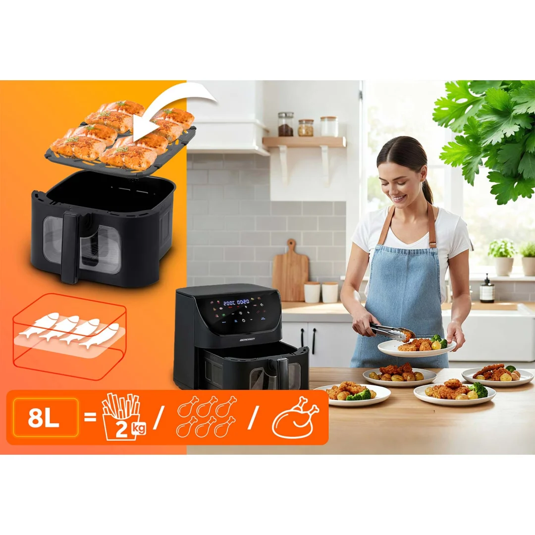 Friteza na vrući zrak Berdsen BD-660 crni_7
