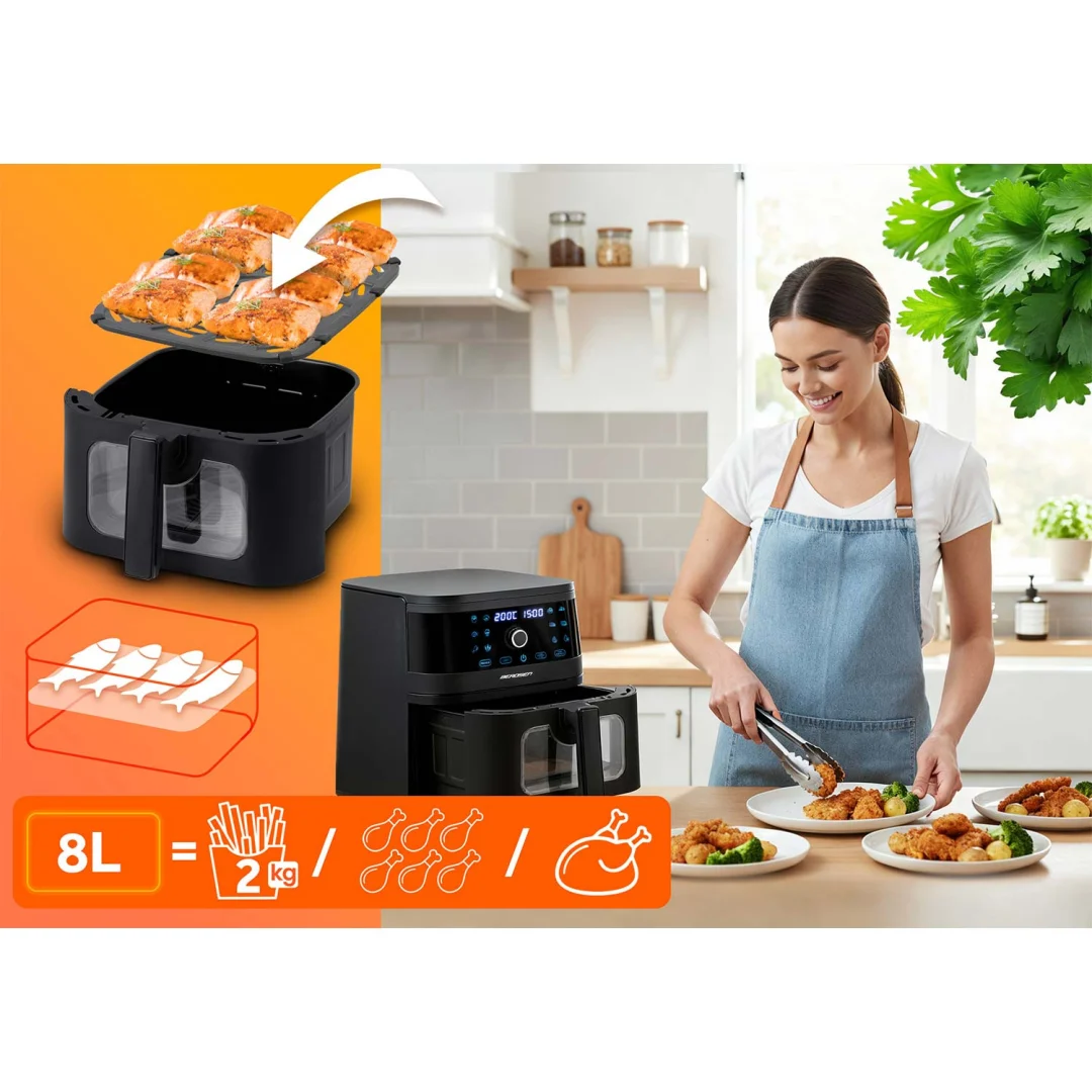 Friteza na vrući zrak Berdsen BD-661 crni_10