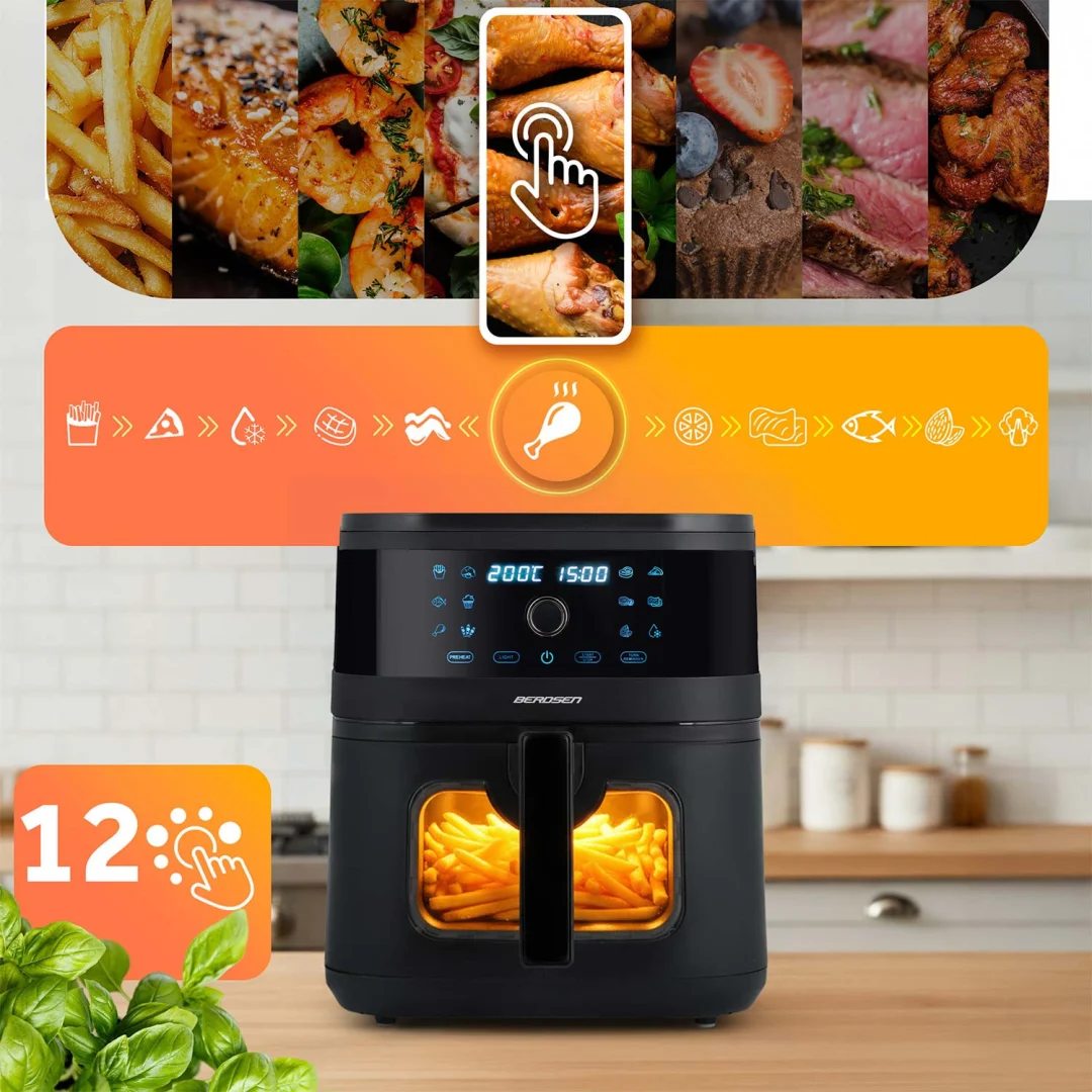 Friteza na vrući zrak Berdsen BD-661 crni_7