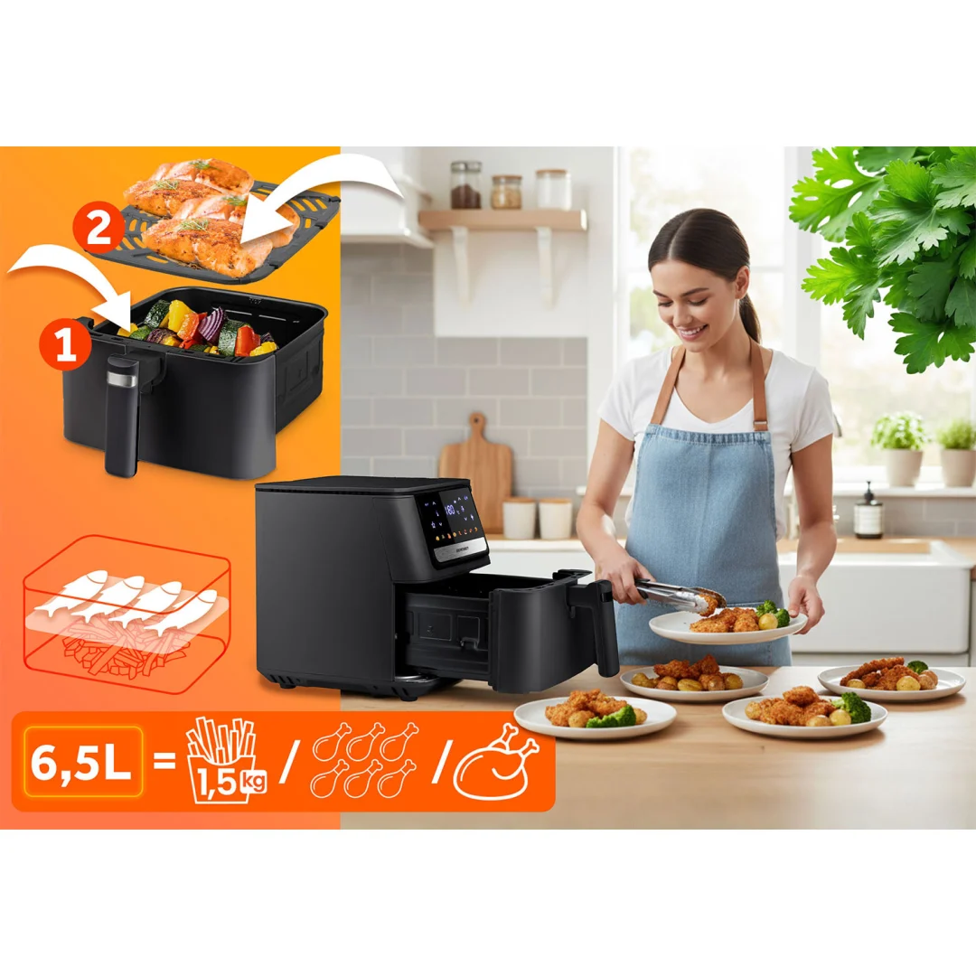 Friteza na vrući zrak Berdsen BD-662 crni_8