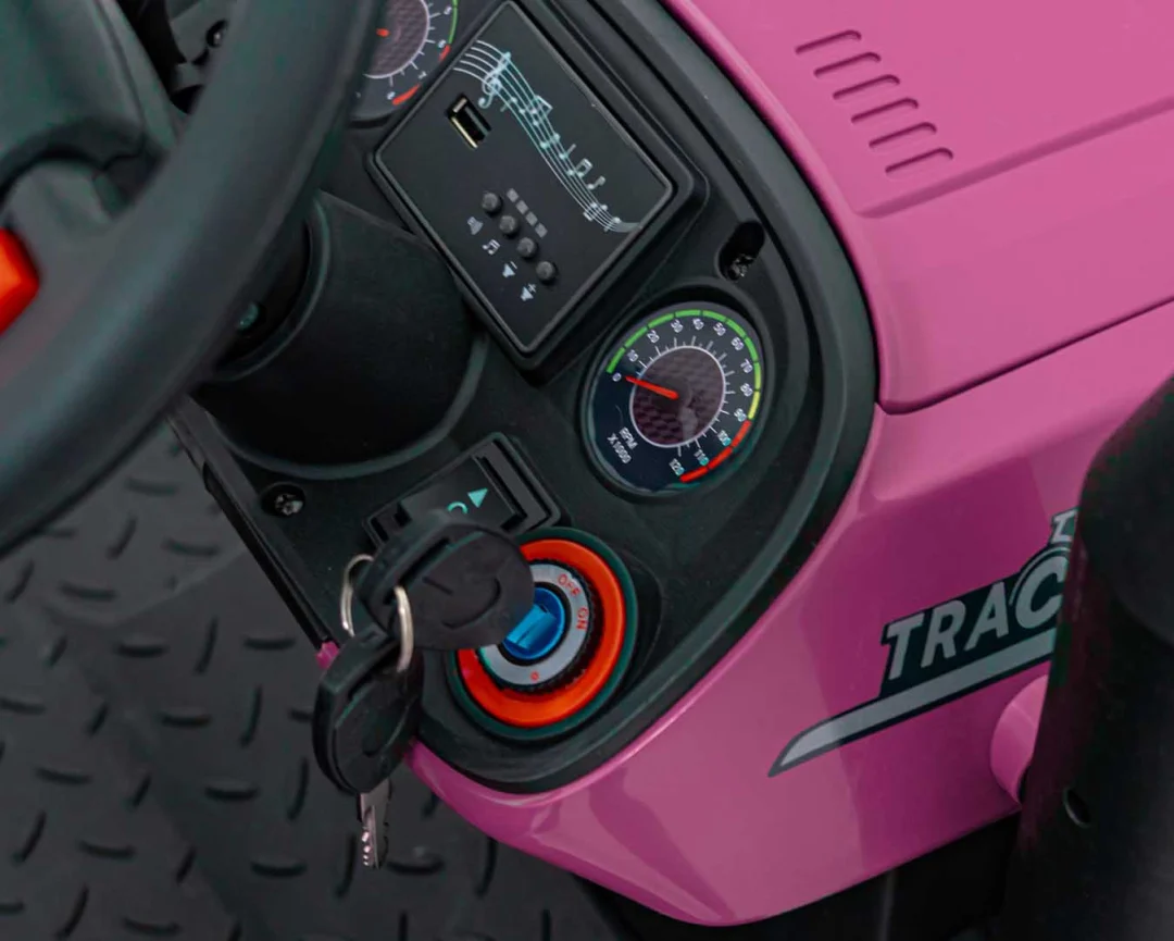 GROW 1804 traktor na akumulator ružičasti_13