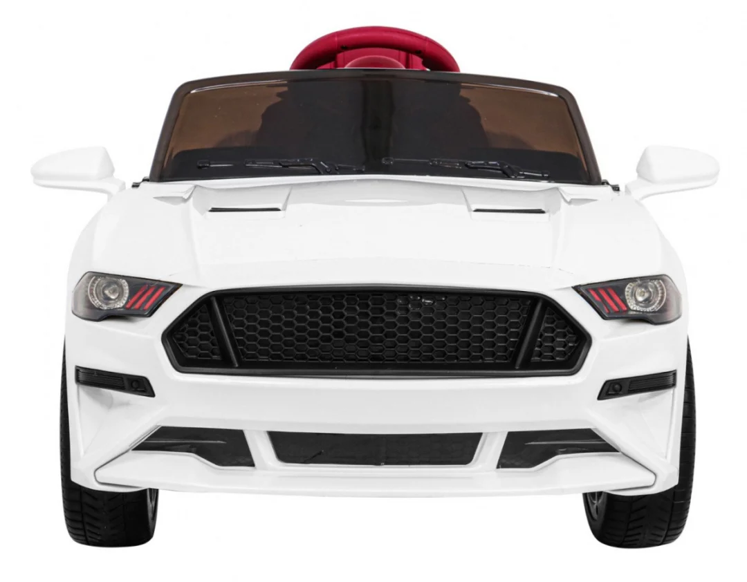 GT Sport automobil na baterije za djecu bijeli + daljinski upravljač + spori start + prtljažnik + MP3 LED, bijela_3