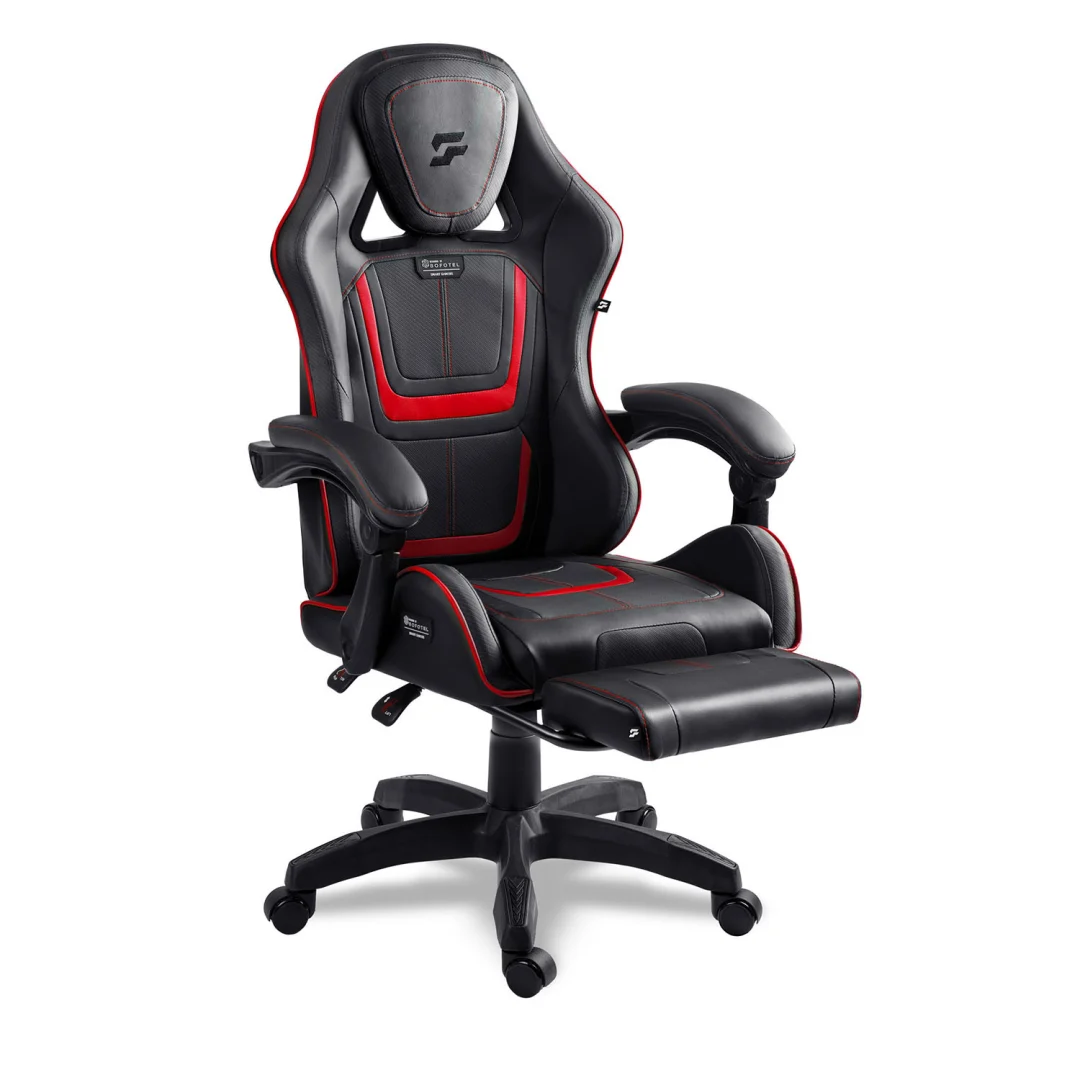 Gaming stolica Sofotel Specter, okretna, s osloncem za noge, siva, var. 242901_15