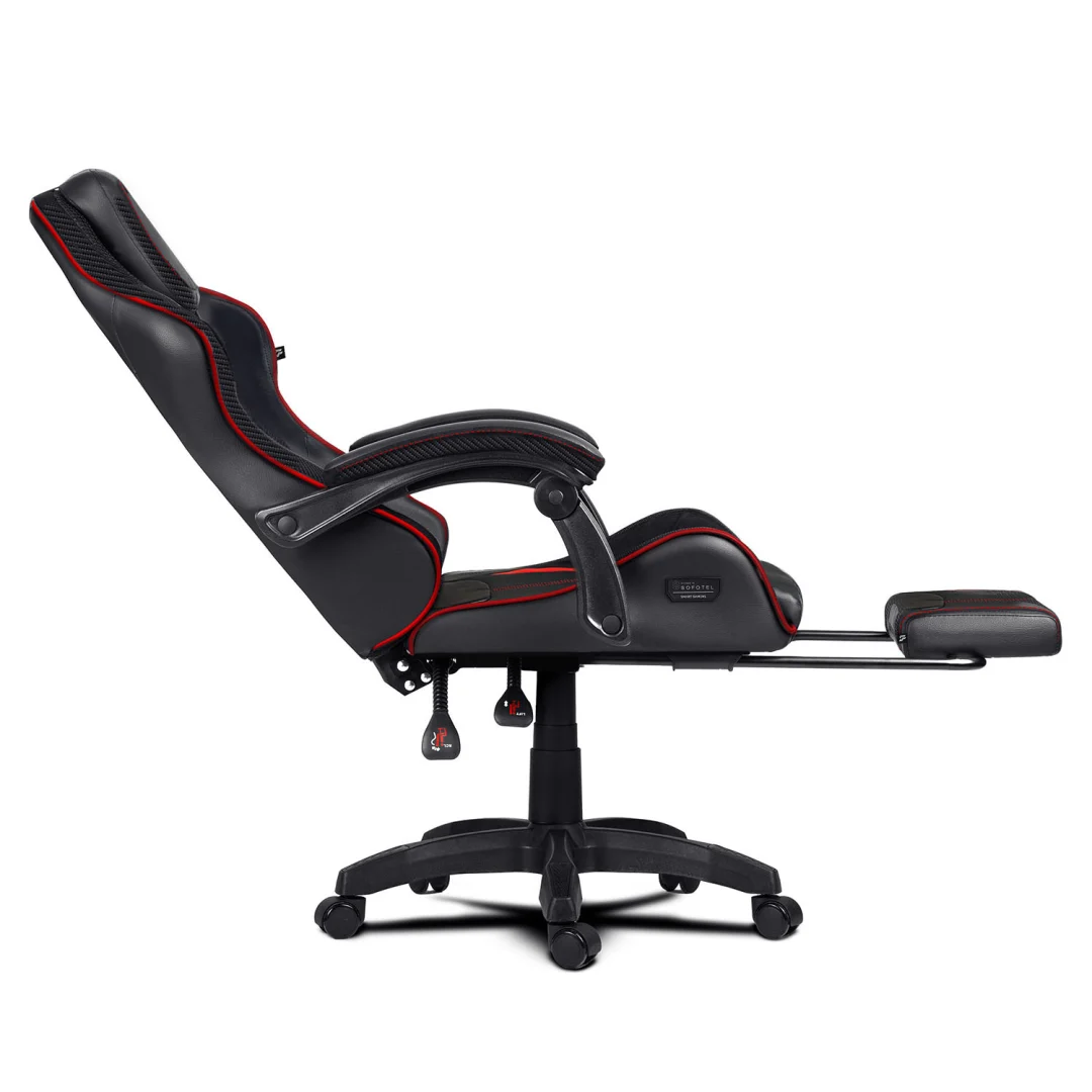 Gaming stolica Sofotel Specter, okretna, s osloncem za noge, siva, var. 242901_16