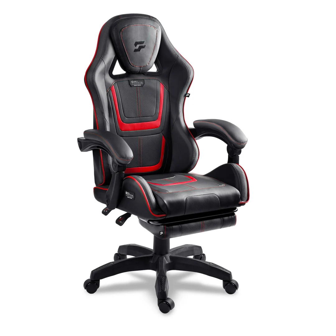 Gaming stolica Sofotel Specter, okretna, s osloncem za noge, siva, var. 242901_17
