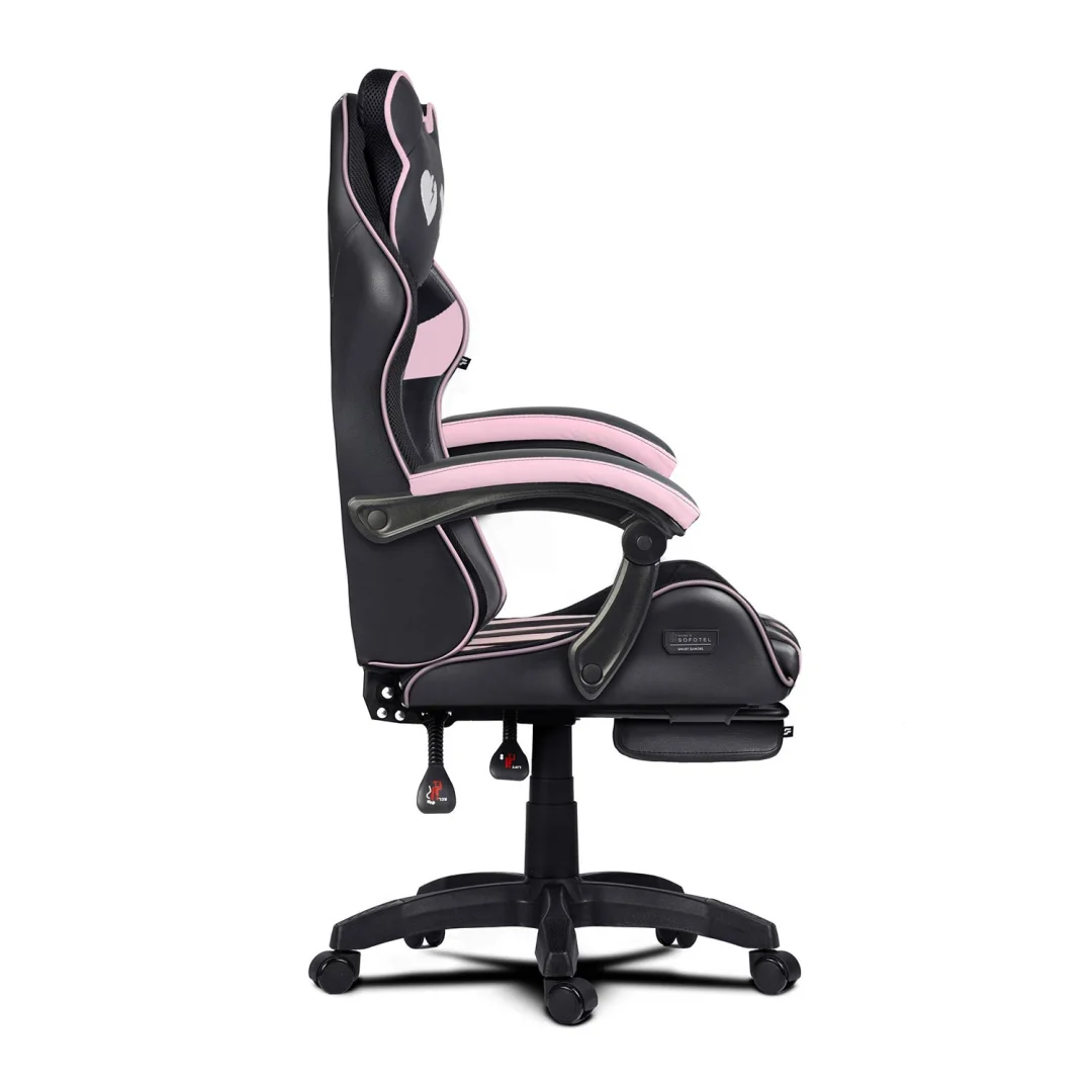 Gaming stolica Sofotel Specter, okretna, s osloncem za noge, siva, var. 242903_15