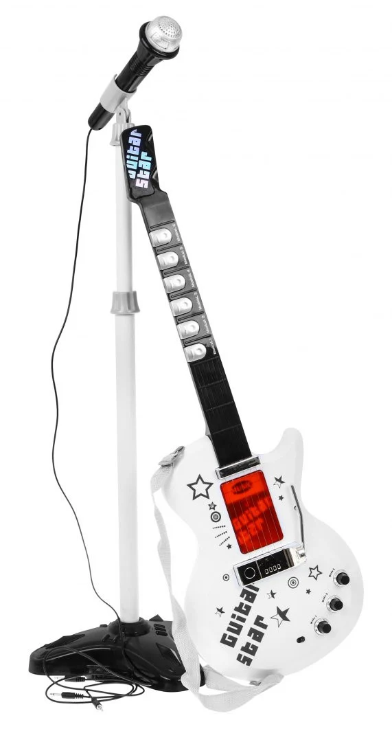 Glazbeni set za djecu 6+ električna gitara + pojačalo + mikrofon_4