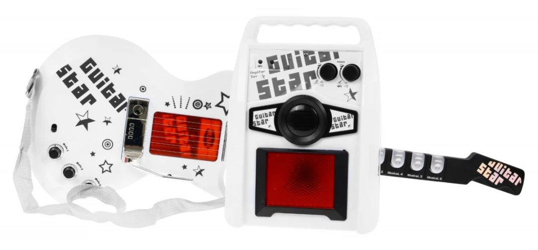 Glazbeni set za djecu 6+ električna gitara + pojačalo + mikrofon_5
