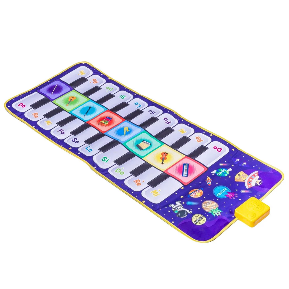 Glazbeno-edukativna plesna podloga - interaktivni prostor za klavir 120 × 48 cm_2