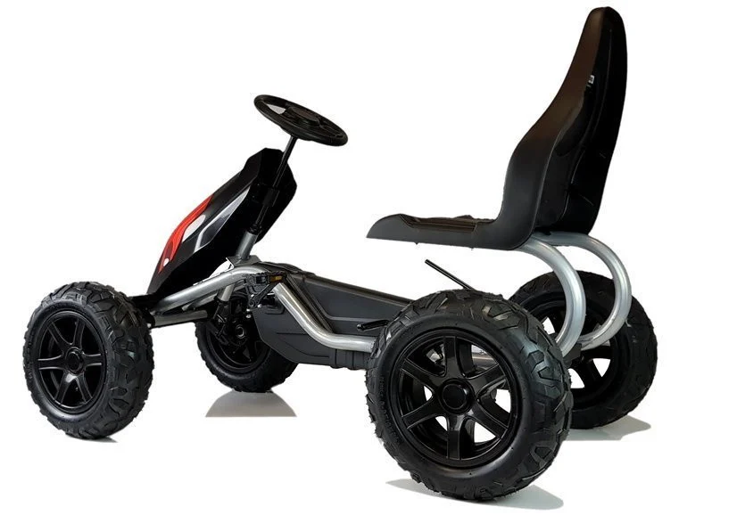 Go-kart na pedale B012, crni, kotači Ø 34 cm_3
