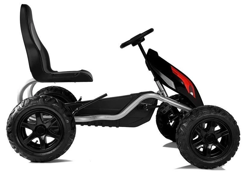 Go-kart na pedale B012, crni, kotači Ø 34 cm_5