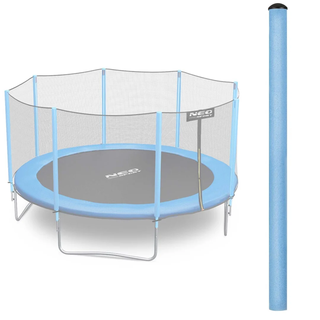 Gornji stup trampolina Neo-Sport, vanjska mreža, 8–15 ft, plavi_1