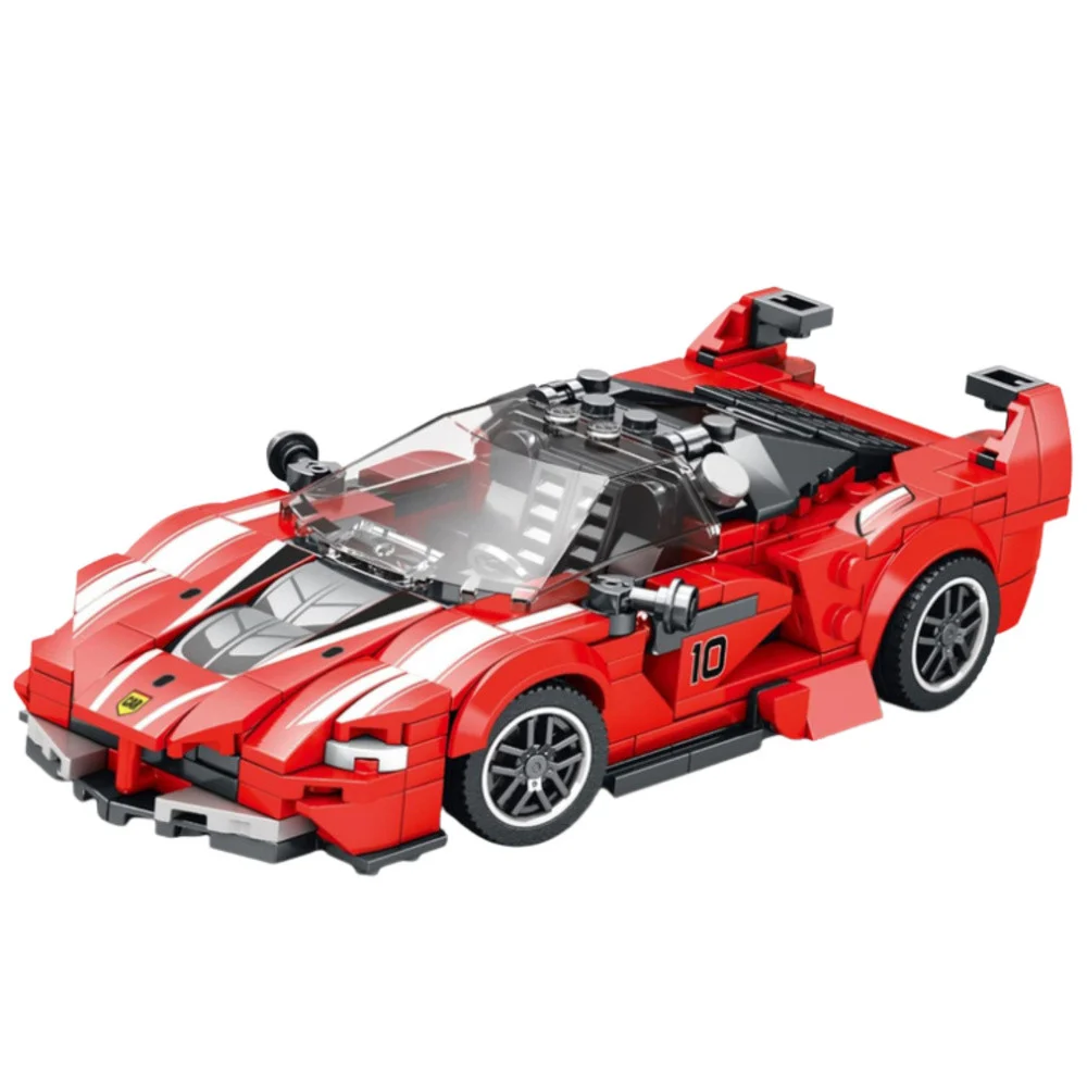 Građevinske kocke FXX-K trkaći auto crveni 360 kom_2