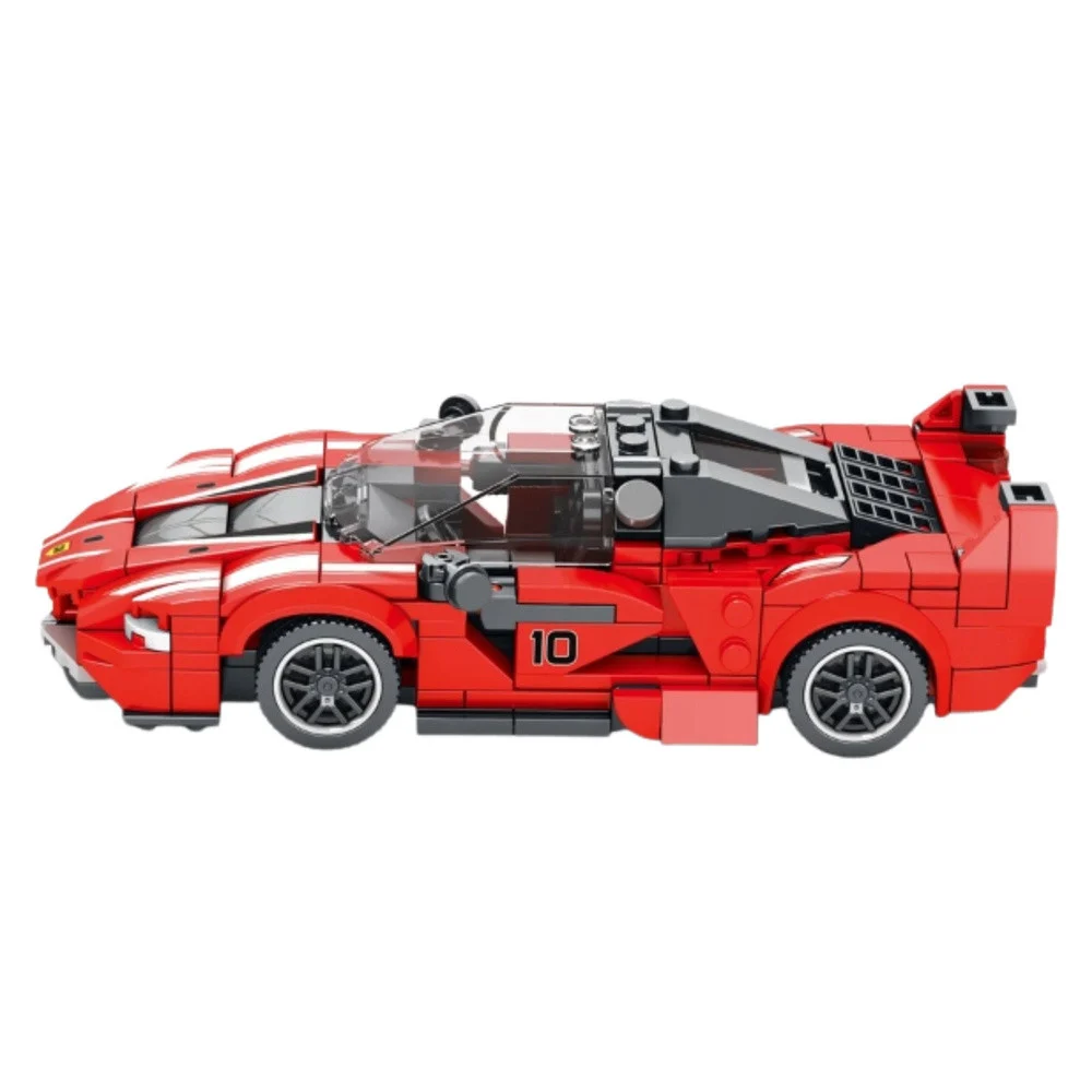 Građevinske kocke FXX-K trkaći auto crveni 360 kom_3