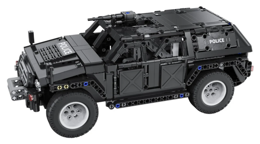 Građevinske kocke RC policijski SUV 561 dijelova 6+_7