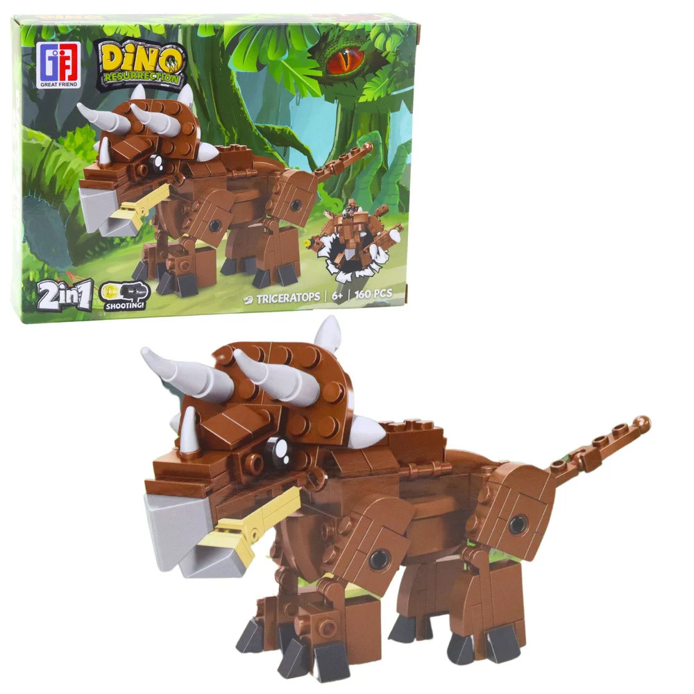 Građevinske kocke dinosaur robot 2u1 148–175 kom_2