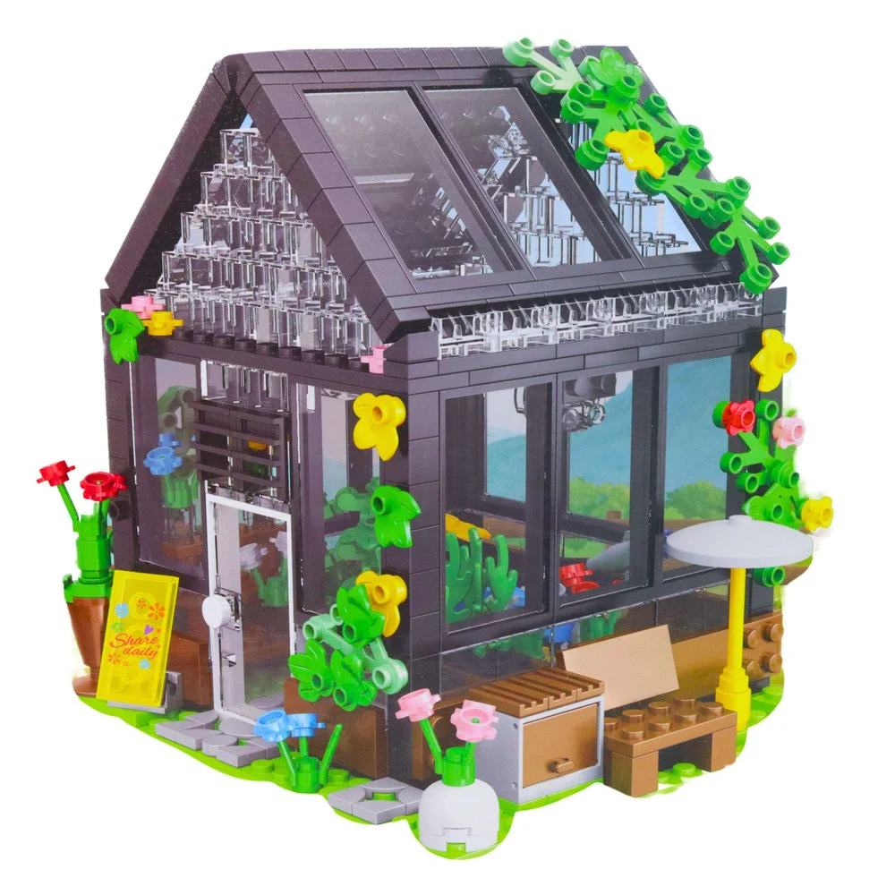 Građevinske kocke mini staklenik 588 kom_2