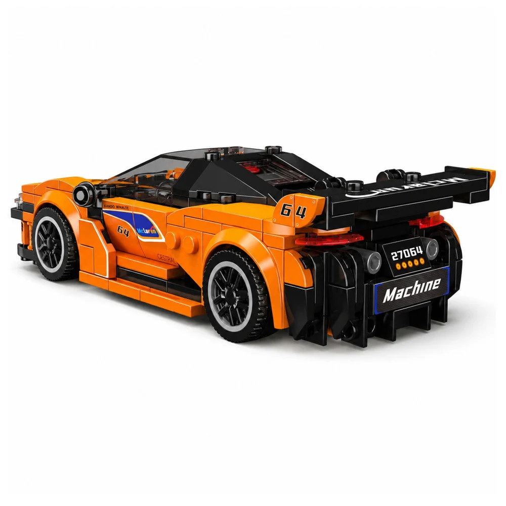 Građevinske kocke sportski auto narančasti s vitrinom 423 kom_5
