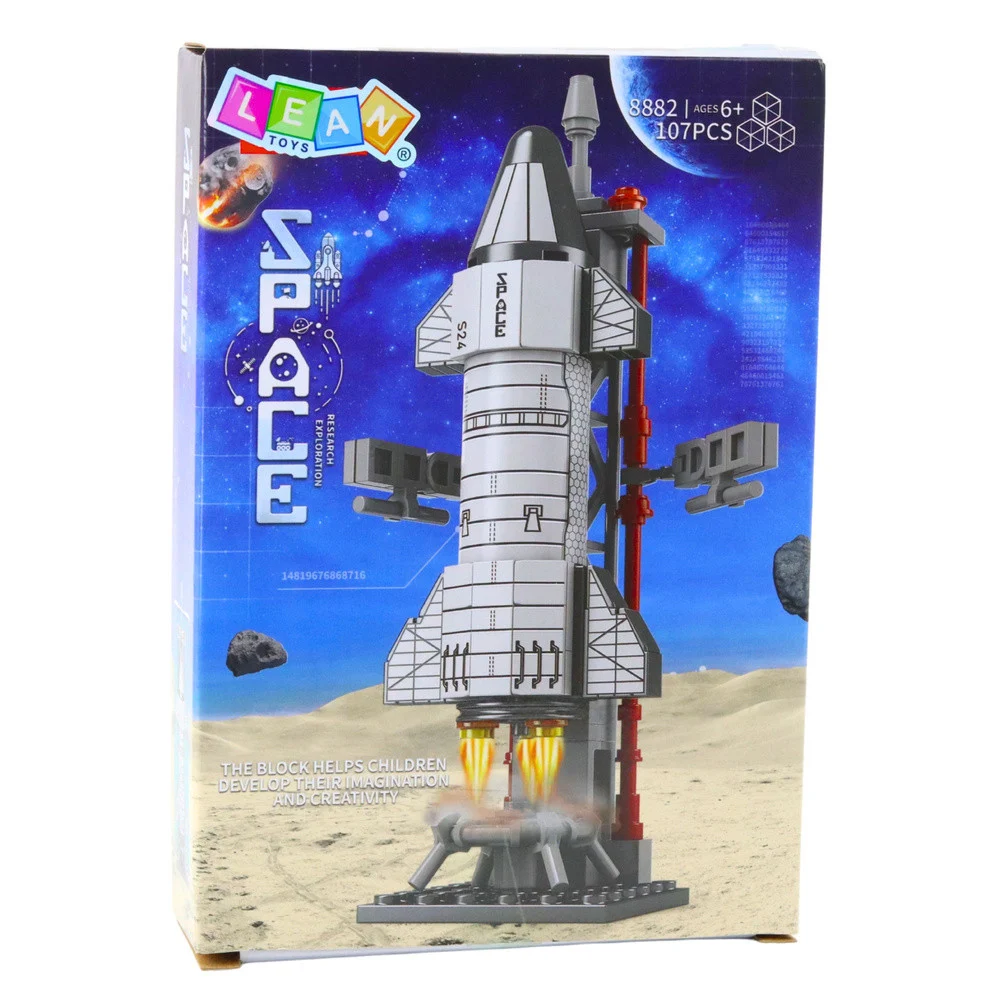Građevinske kocke toranj za lansiranje rakete 107 kom_5