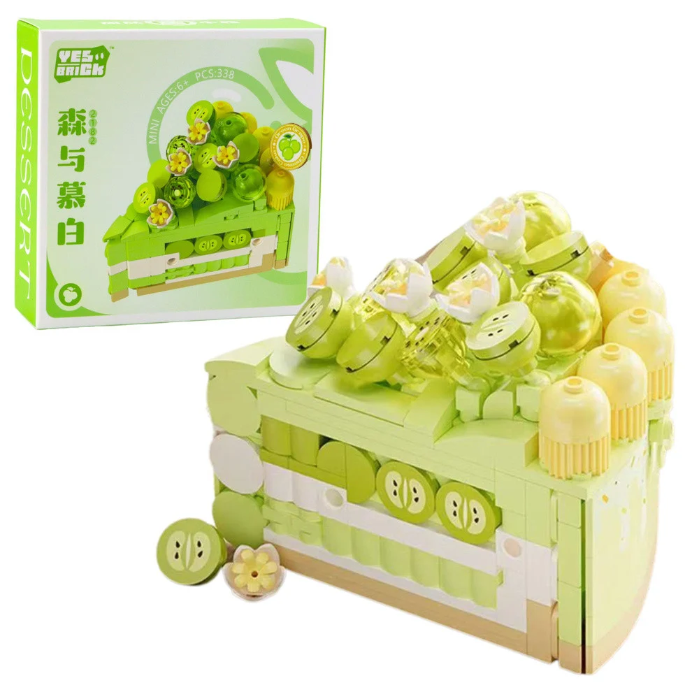 Građevinske kocke ukrašena torta 292–357 kom_8