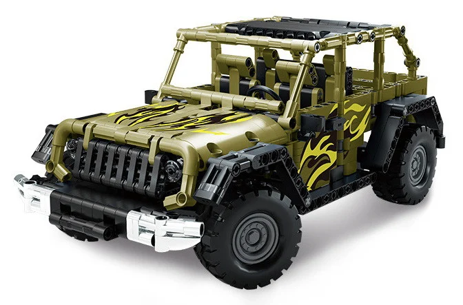 Građevinske kockice WILDSPEED RC terenski auto 715 dijelova_2