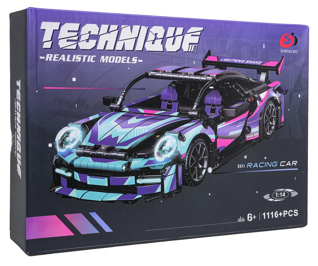 Građevinske kockice sportski auto 1:14, 1116 dijelova_5