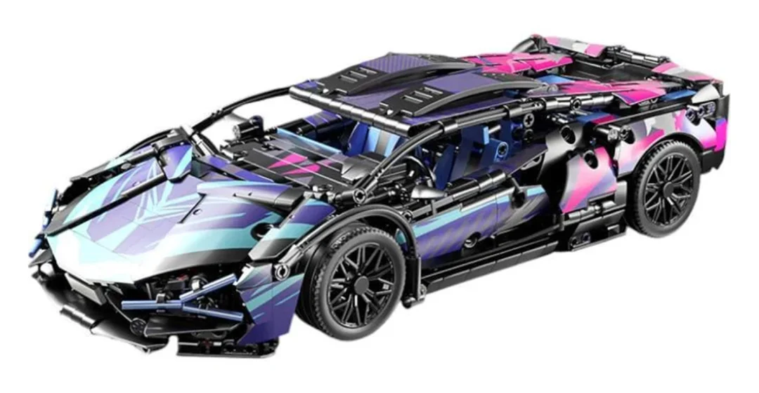 Građevinske kockice sportski auto 1:14, 1280 dijelova_2