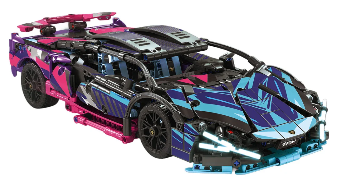 Građevinske kockice sportski auto 1:14, 1280 dijelova_3