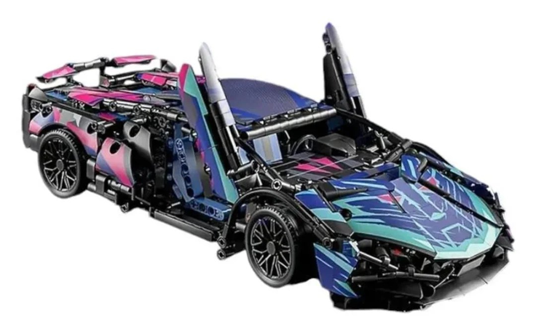 Građevinske kockice sportski auto 1:14, 1280 dijelova_4