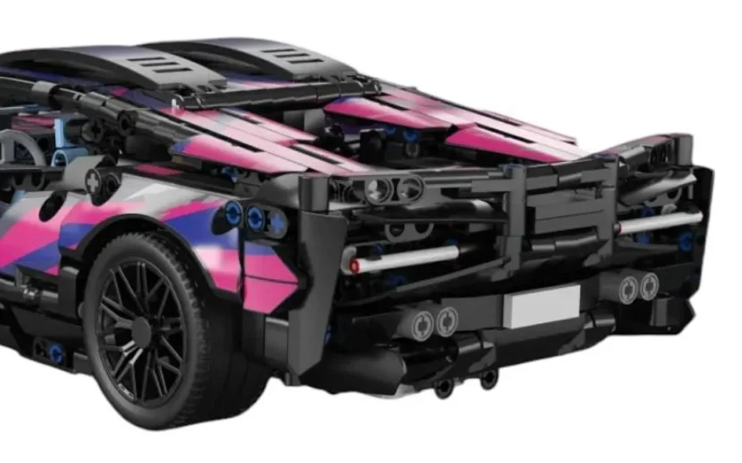 Građevinske kockice sportski auto 1:14, 1280 dijelova_6