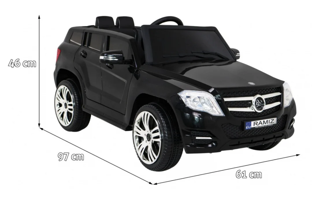 Gradski auto na akumulator s daljinskim, crni_2