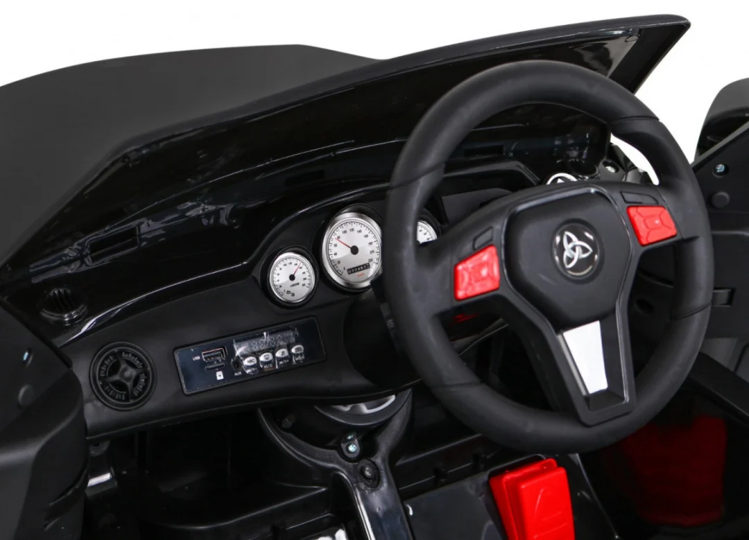 Gradski auto na akumulator s daljinskim, crni_8