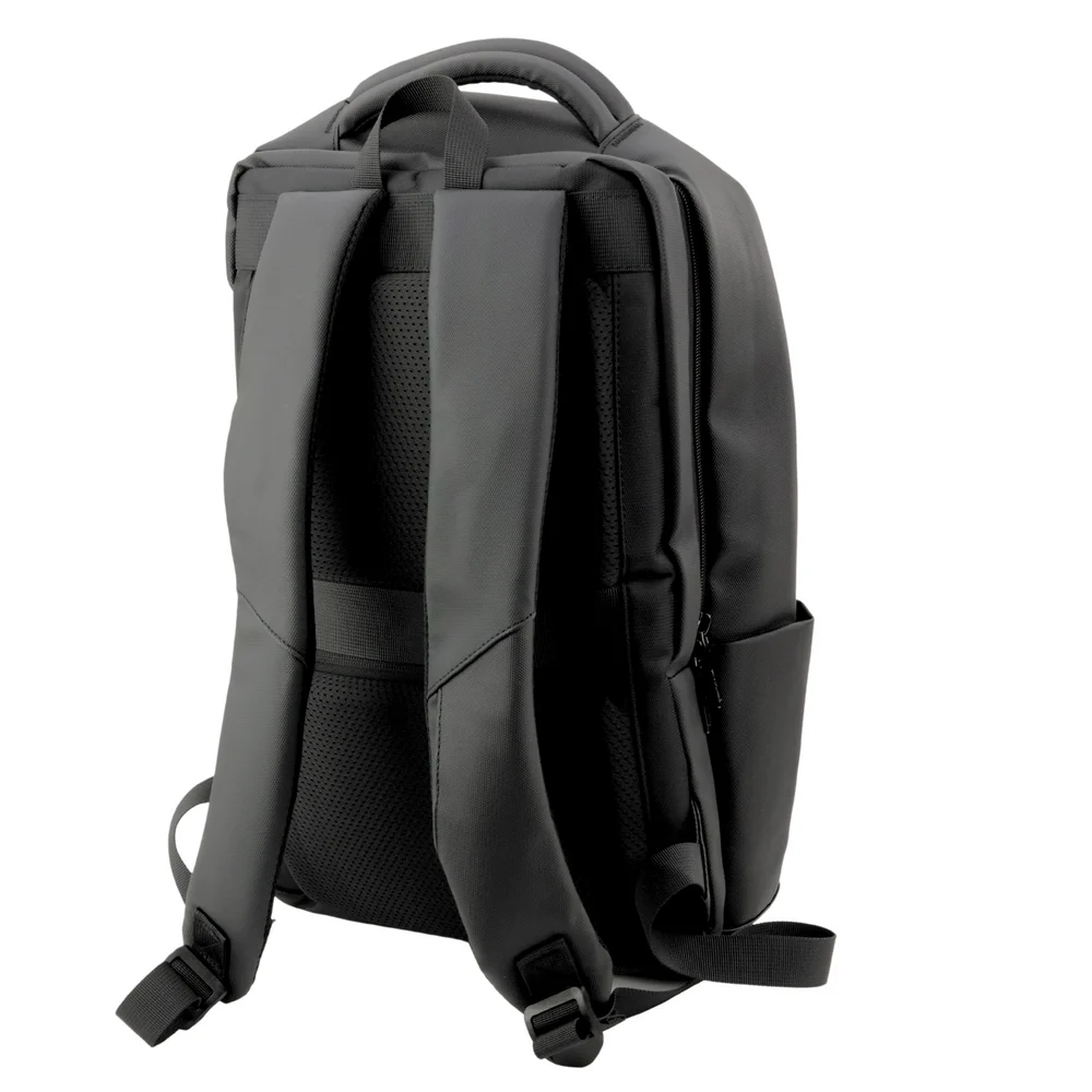Gradski poslovni ruksak s USB džepom za laptop, crni, 16L 41cm_3