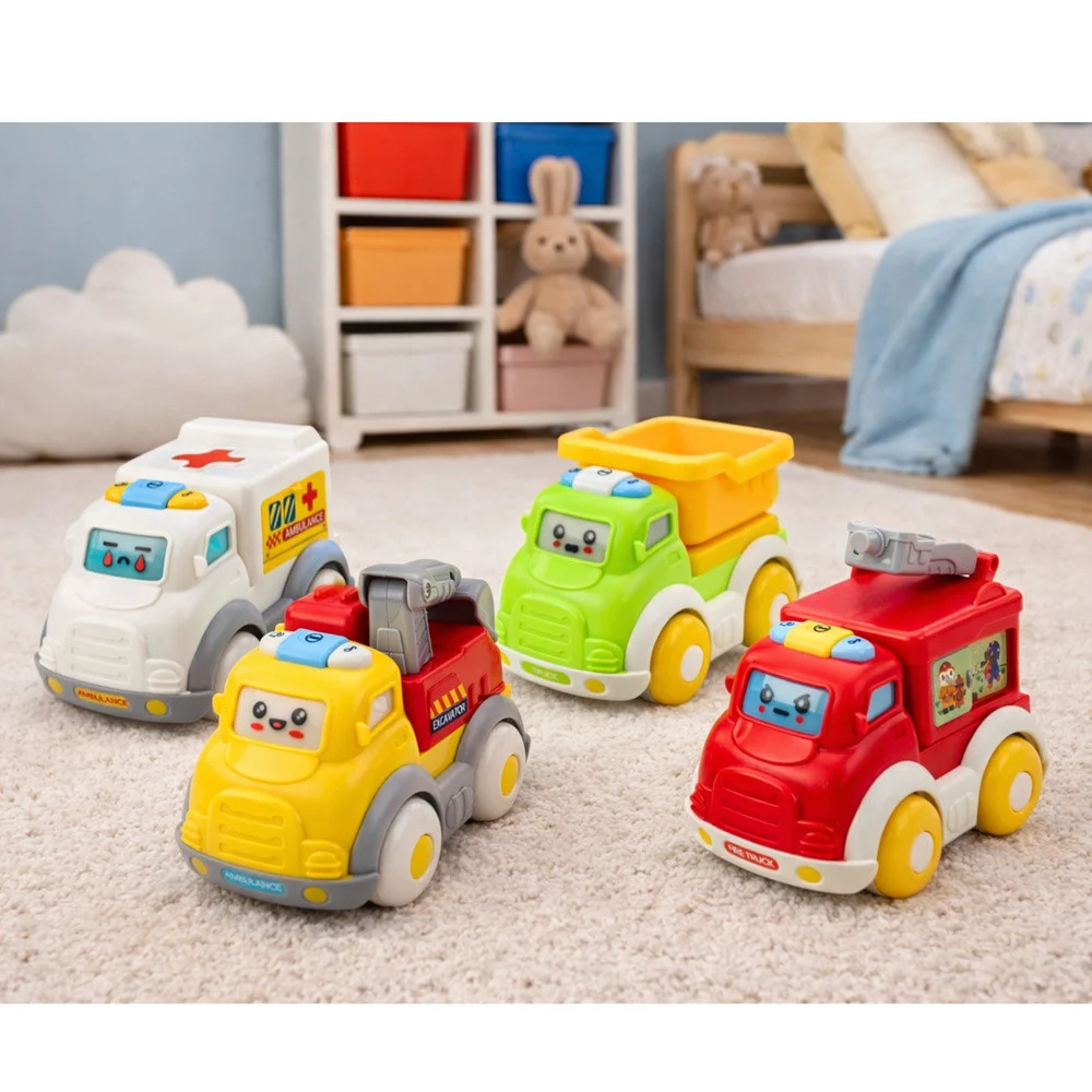 Gradski set automobila za djecu, svjetla i zvukovi, 18 mj.+_7