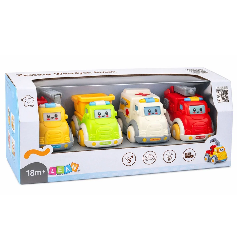 Gradski set automobila za djecu, svjetla i zvukovi, 18 mj.+_8