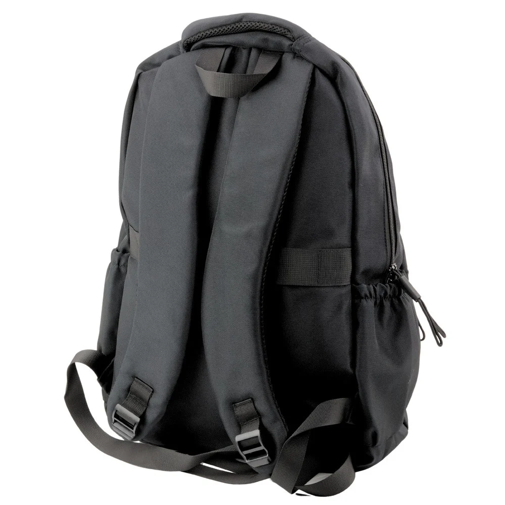 Gradski školski ruksak sa srednjim pretincem, crni, 38 cm, 20 l_3