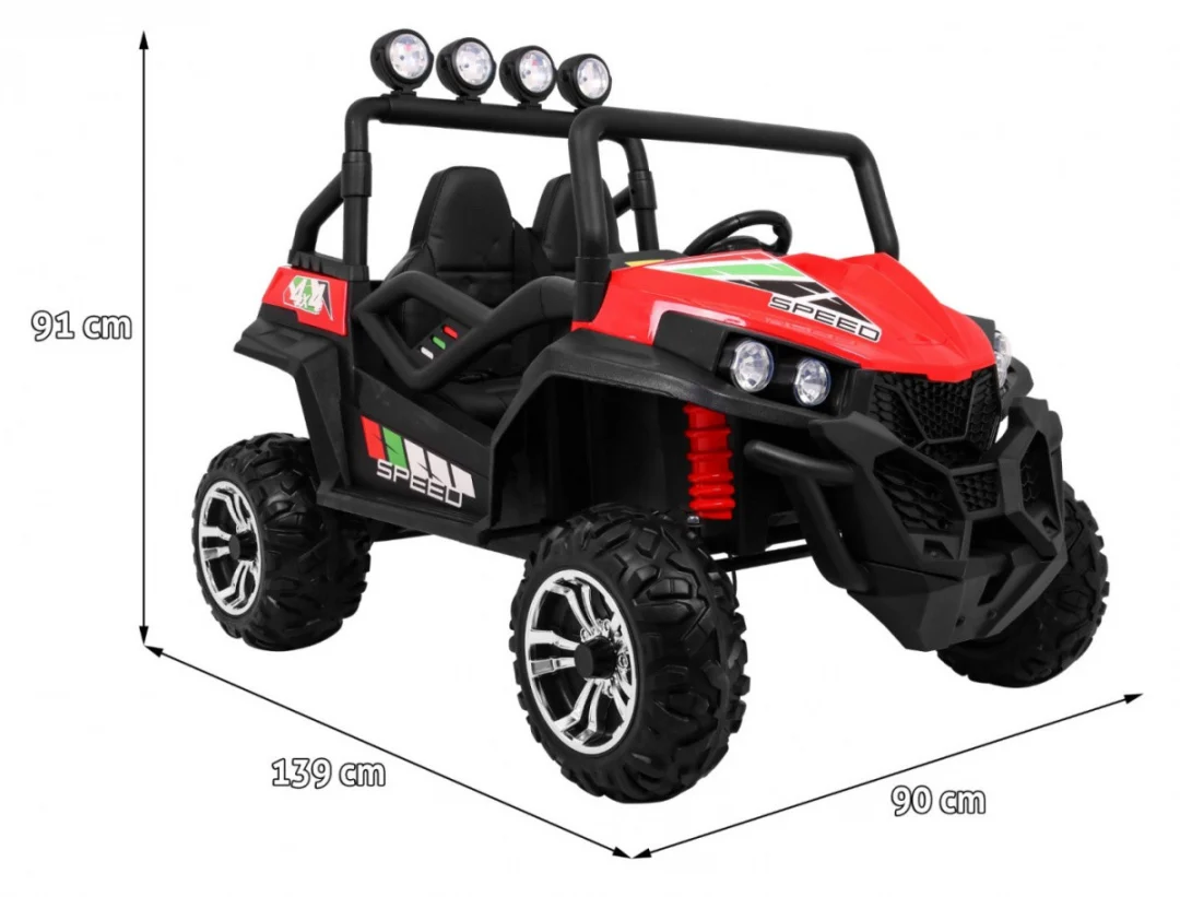 Grand Buggy Lift 4x4 na akumulator, crveni_2
