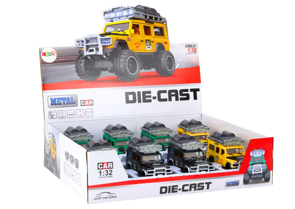 Guard Off-Road Car 1:32 Metalni pogon Svjetla Zvuci_5