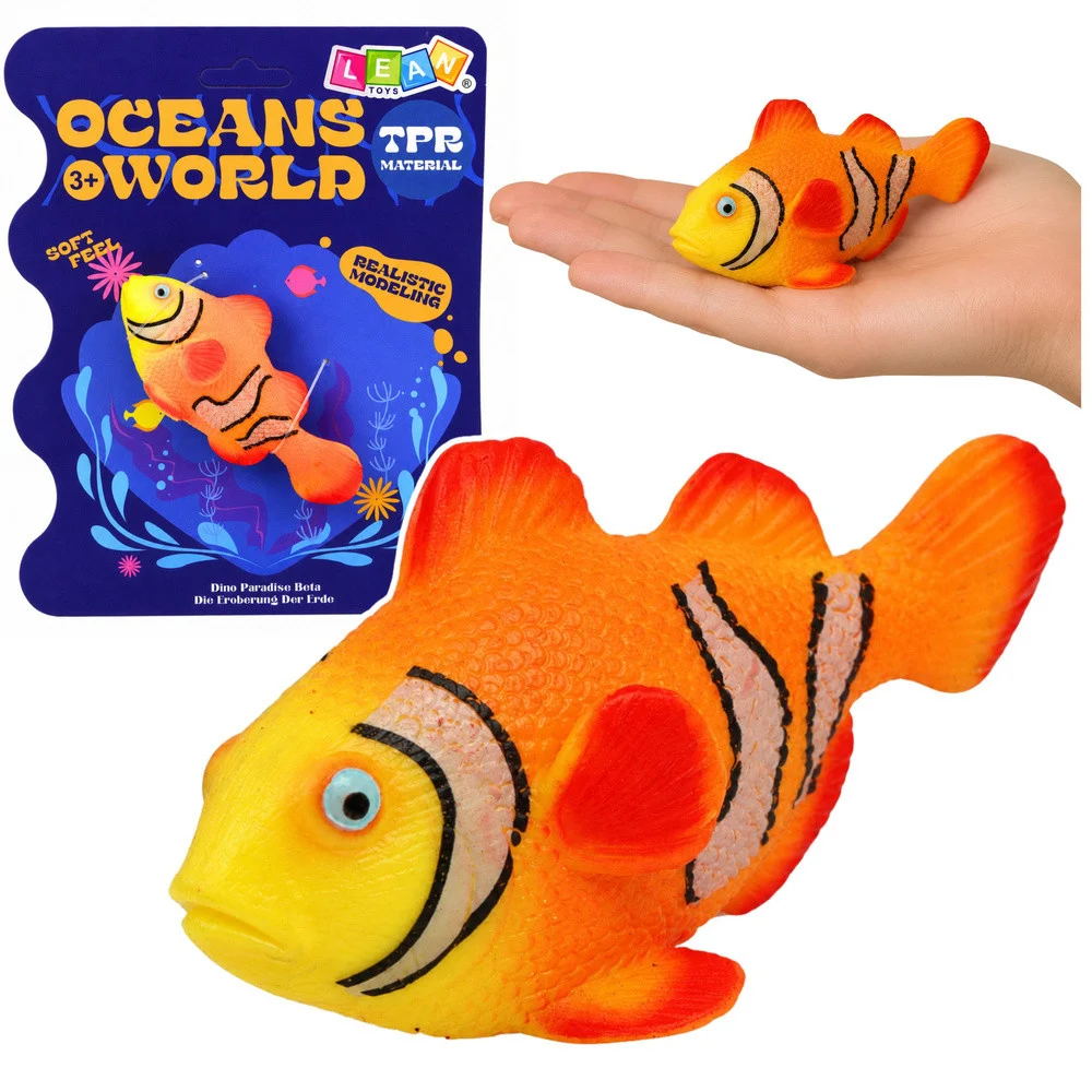 Gumena figurica ribe klauna rastezljiva 10,5 cm_1