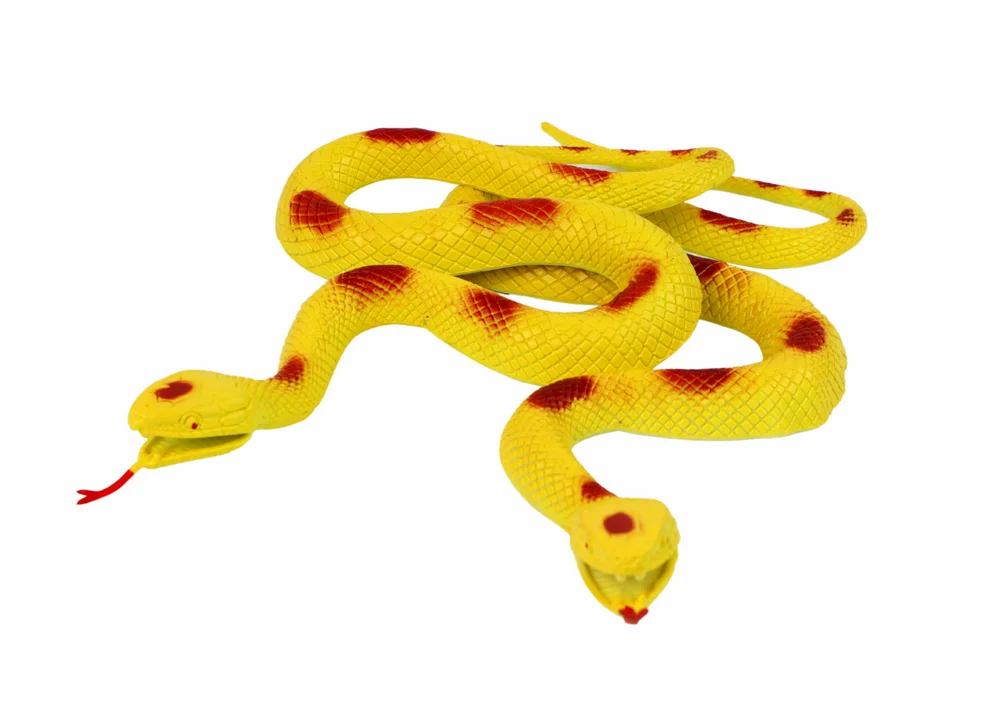 Gumena zmija žuta s crvenim mrljama ~20 cm_2