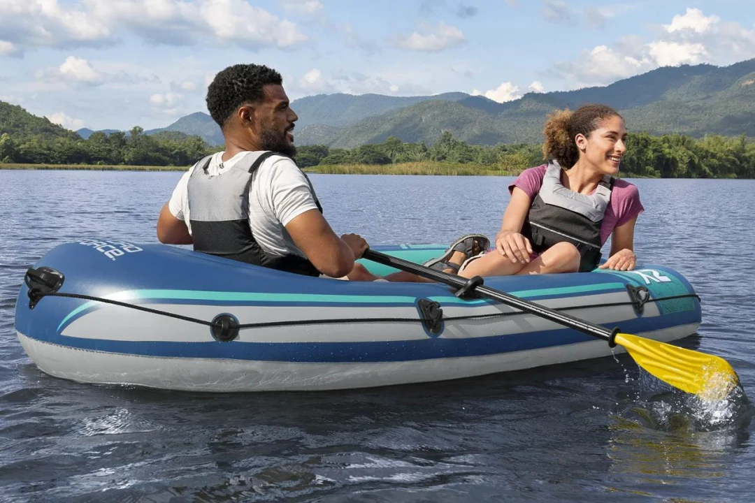 Gumeni čamac TREK X2, 232 cm x 118 cm + BESTWAY pribor_6