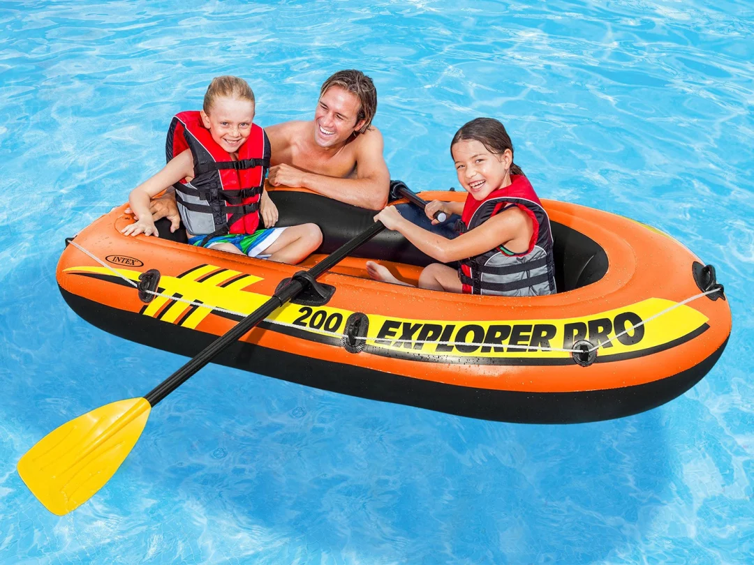 Gumenjak Explorer Pro 200 set 196 × 102 × 33 cm vesla + pumpa Intex 58357_2
